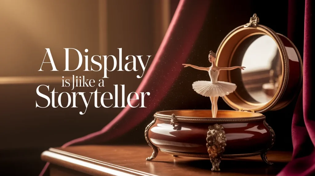 A display is like a storyteller