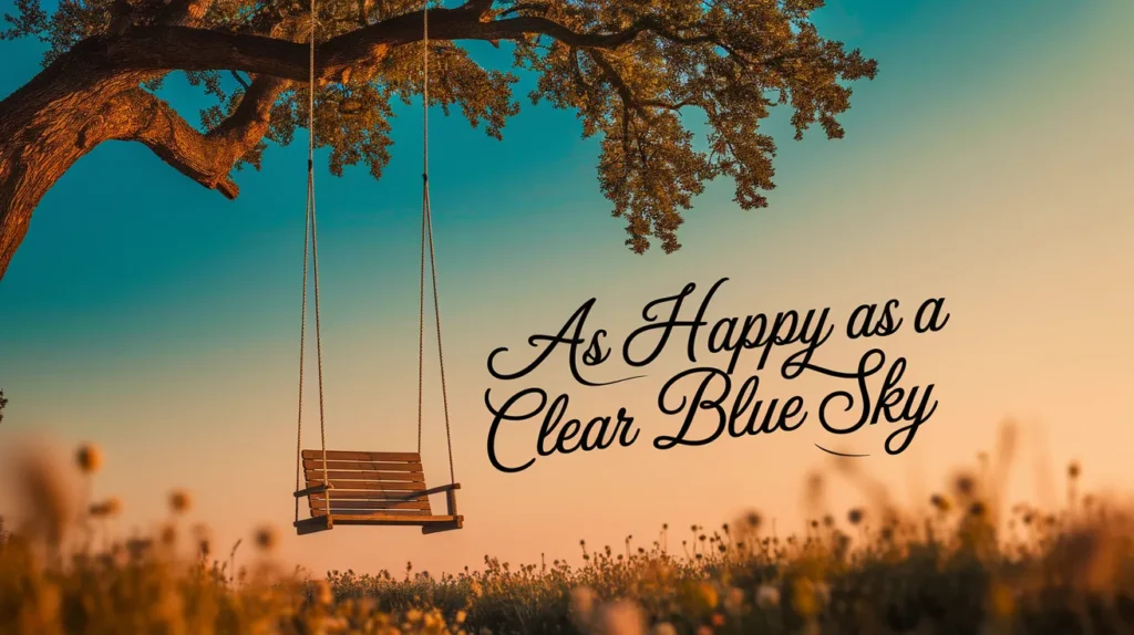 As Happy as a Clear Blue Sky