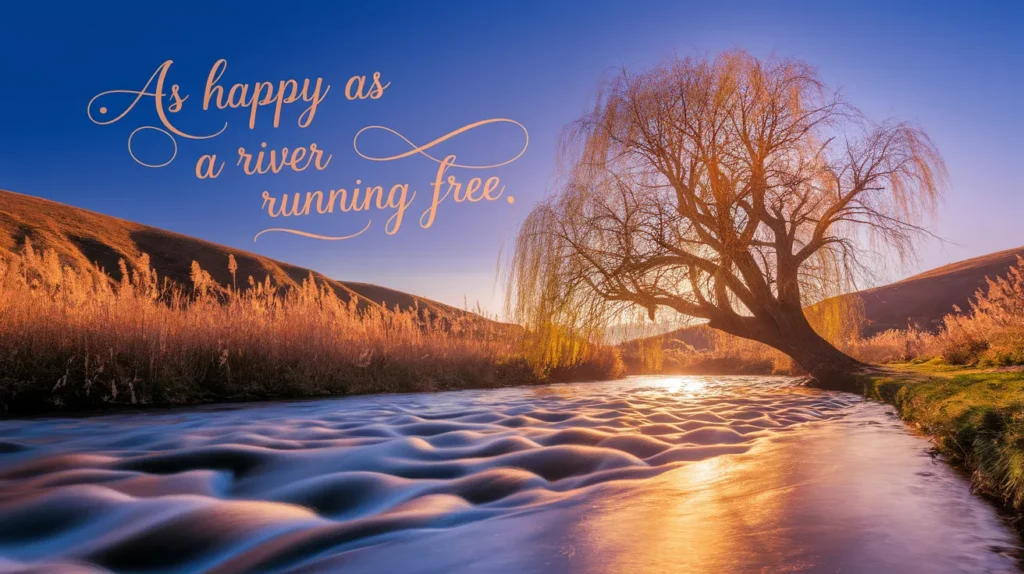 As Happy as a River Running Free