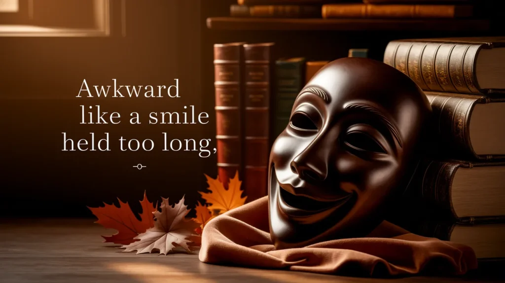 Awkward like a smile held too long