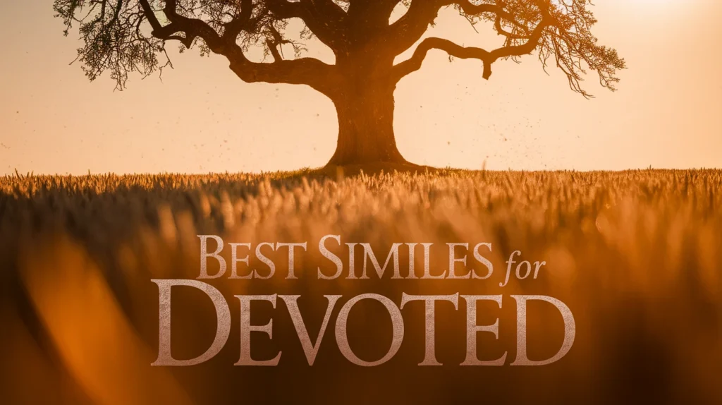 Best Similes for Devoted