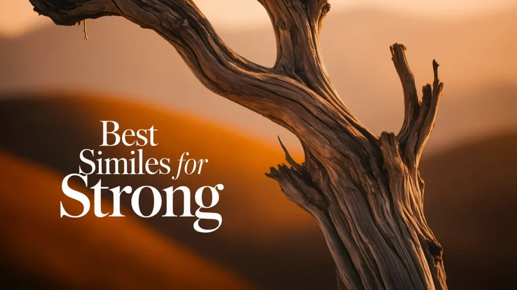 Best Similes for Strong