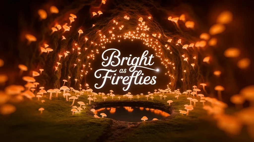 Bright as fireflies