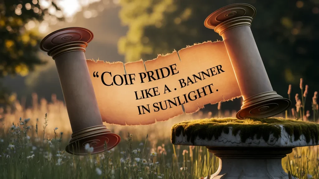 Coif Pride Like a Banner in Sunlight