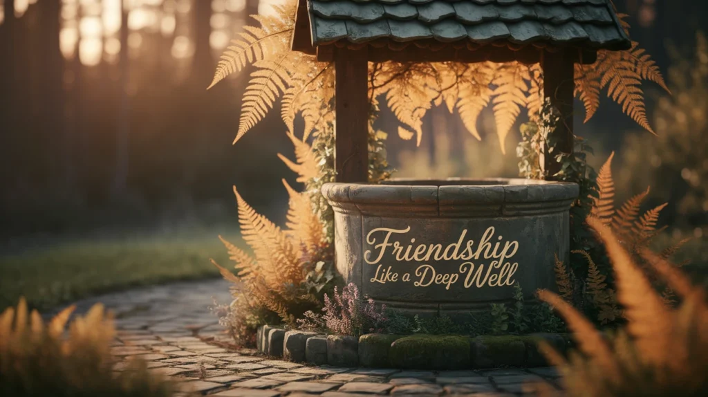 Friendship Like a Deep Well