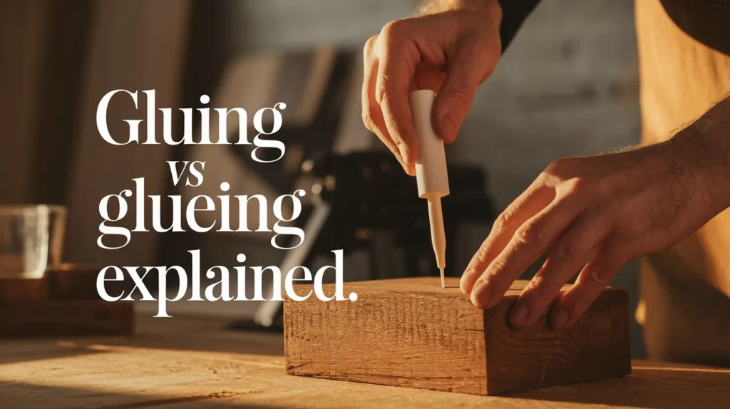 Gluing vs Glueing Explained