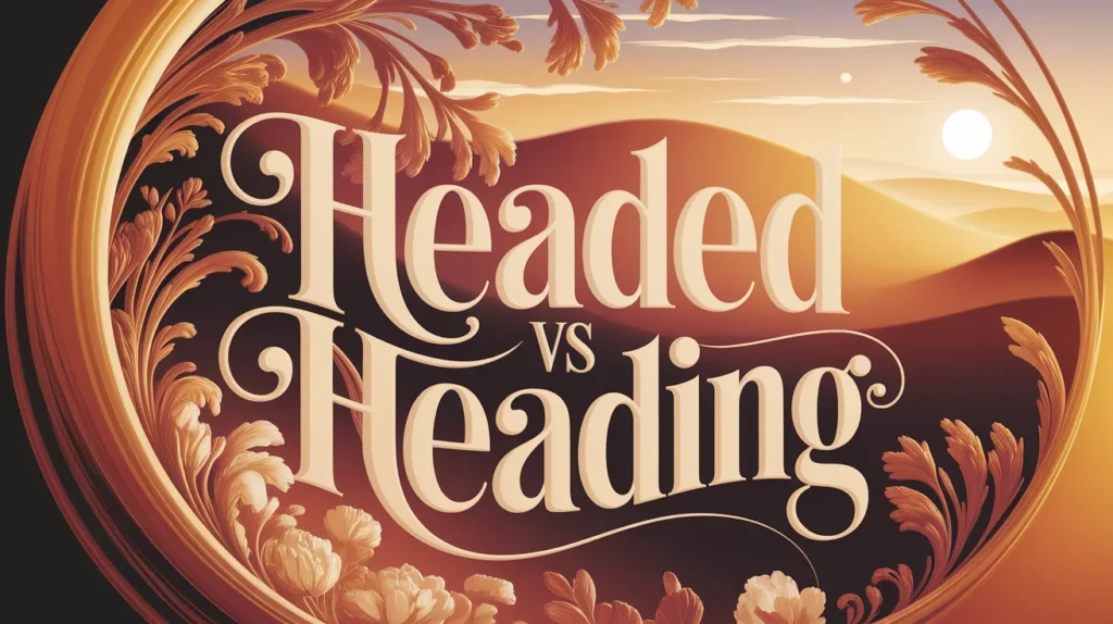Headed vs Heading