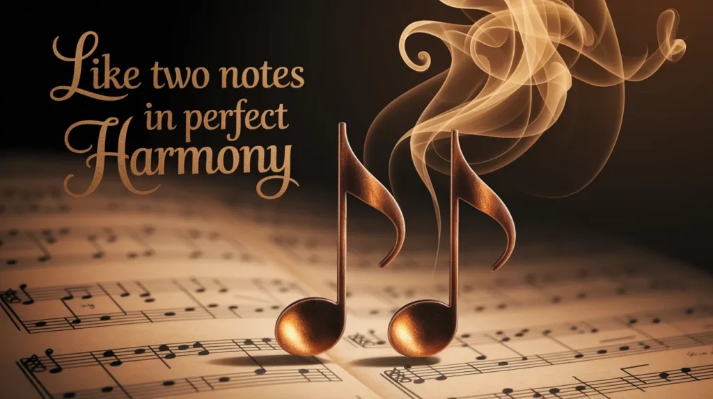 Like Two Notes in Perfect Harmony