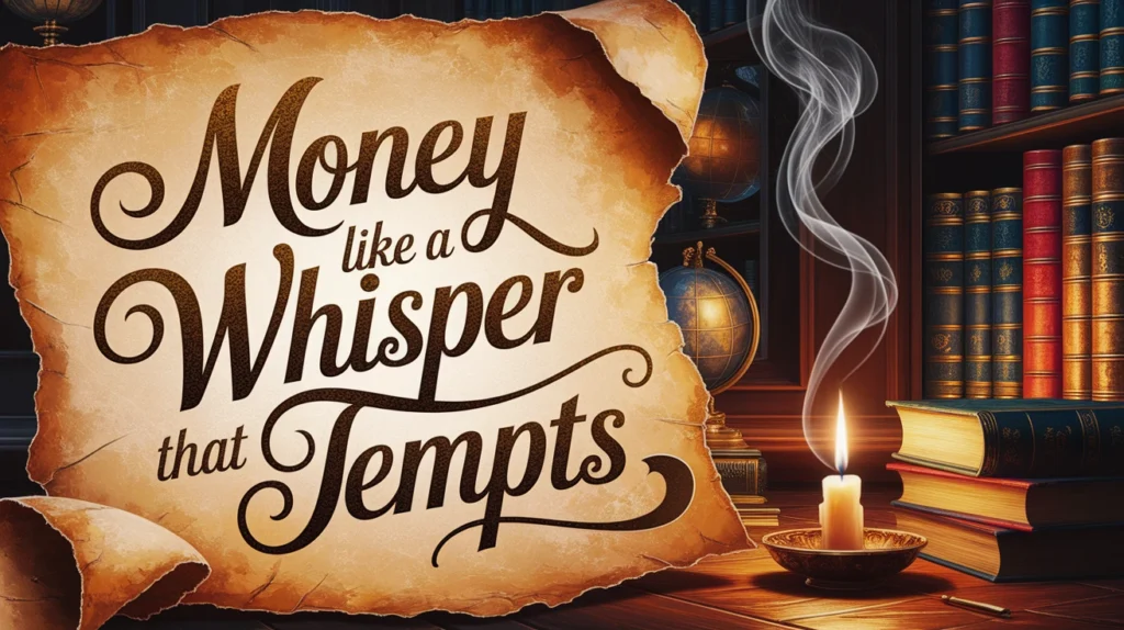 Money Like a Whisper That Tempts