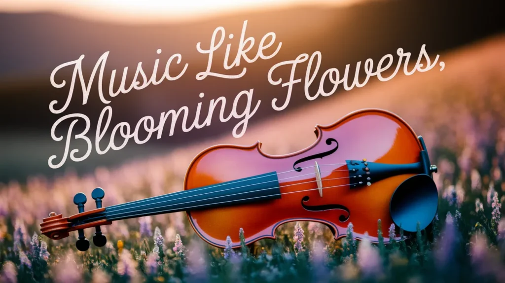Music Like Blooming Flowers
