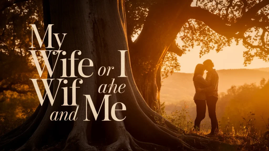 My Wife and I or My Wife and Me