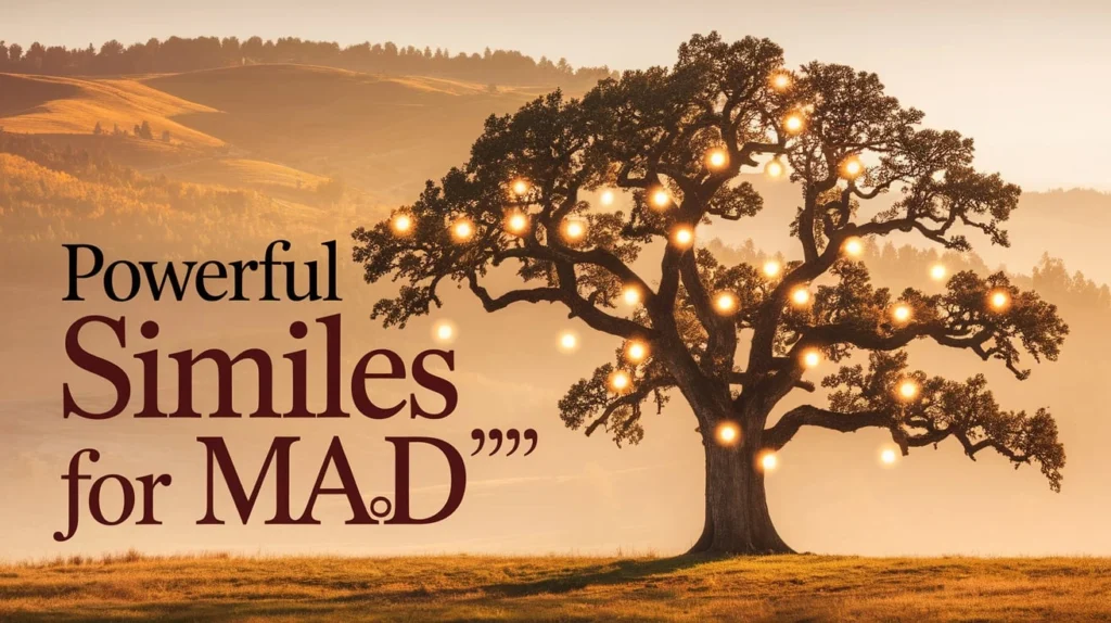 Powerful Similes for Mad