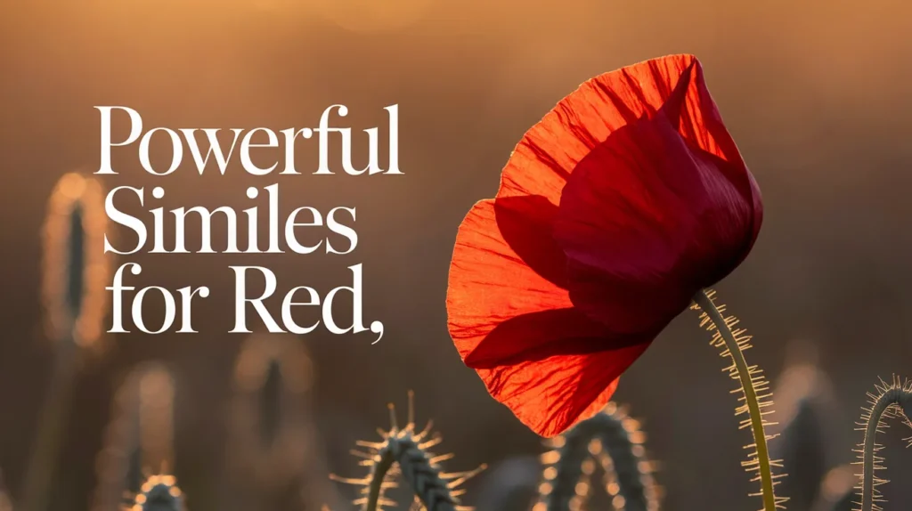 Powerful Similes for Red