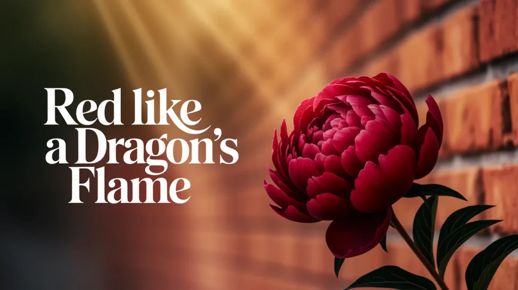 Red like a dragon’s flame