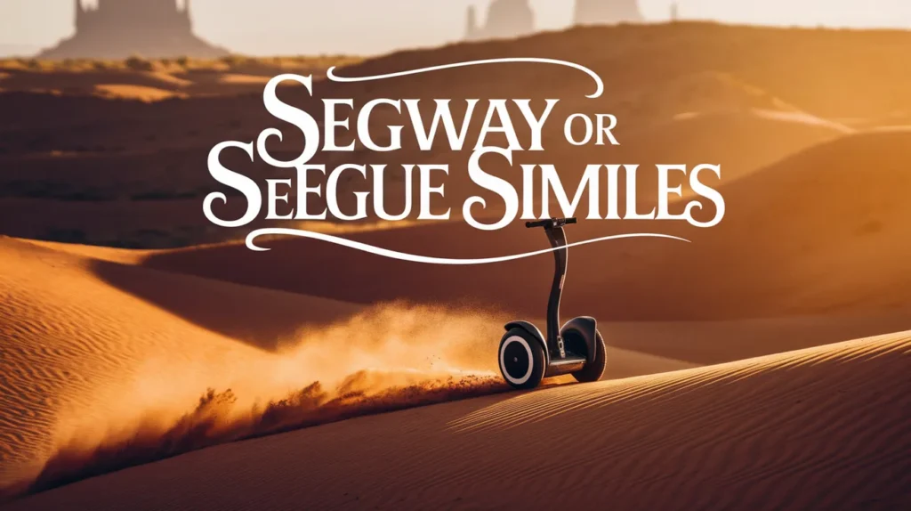 Segway or Segue Similes