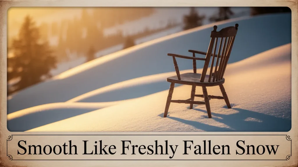 Smooth Like Freshly Fallen Snow