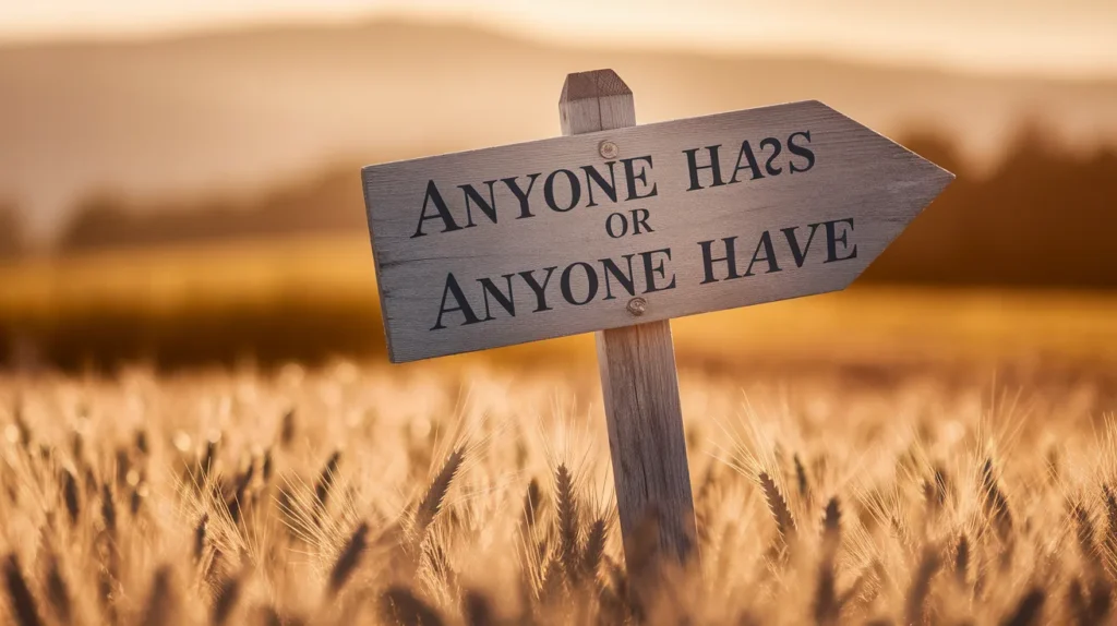 Anyone Has or Anyone Have