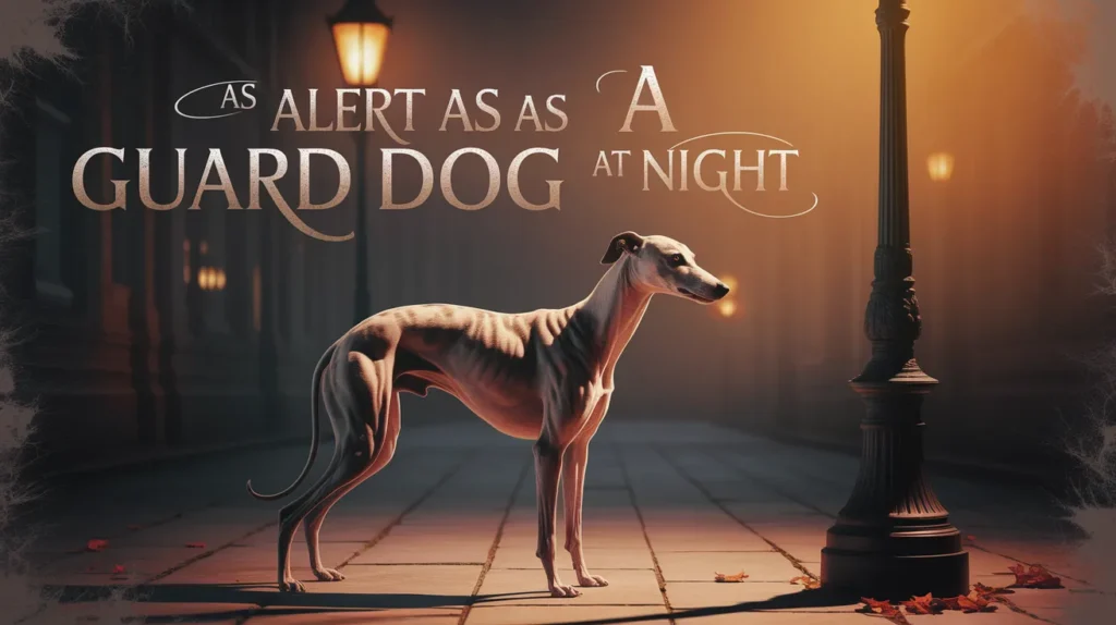 As alert as a guard dog at night