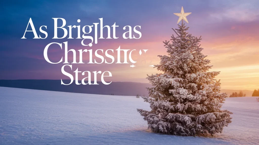 As Bright as a Christmas Star