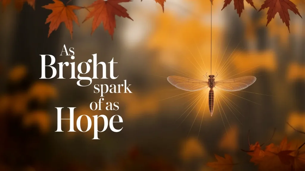 As bright as a spark of hope