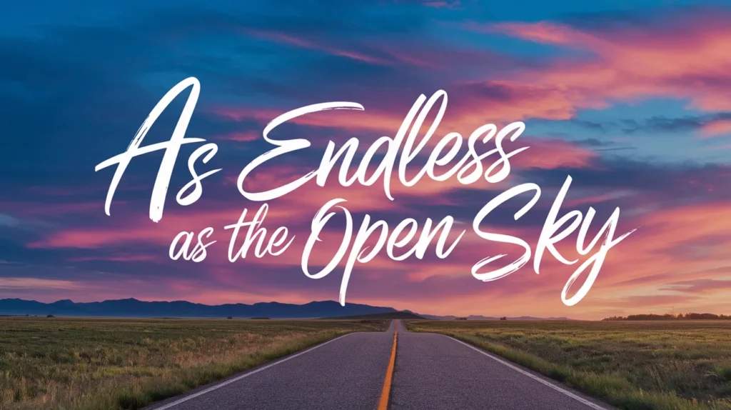 As Endless as the Open Sky