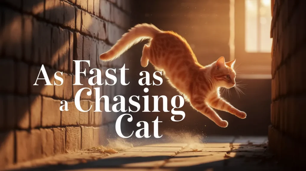 As Fast as a Chasing Cat
