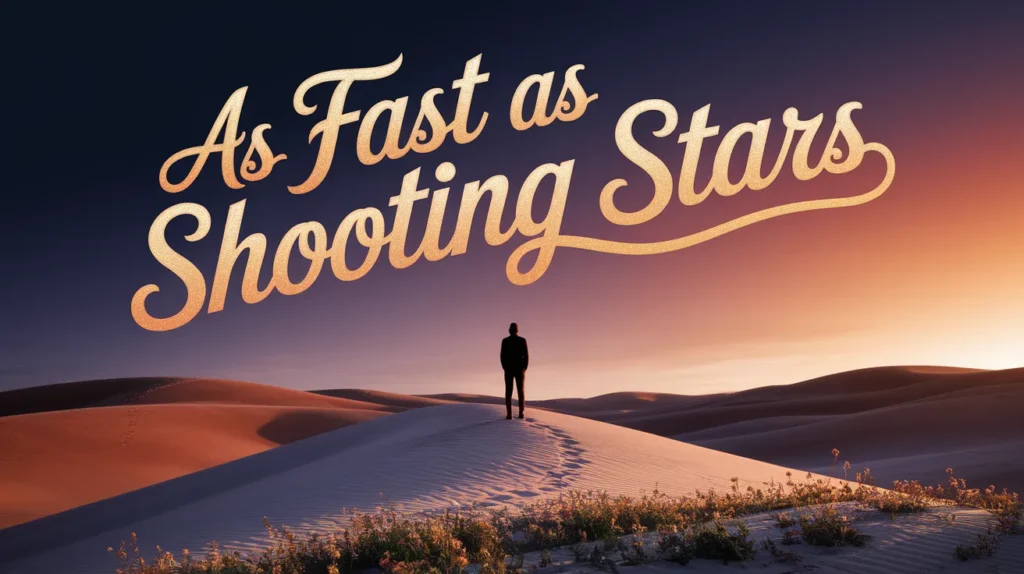 As Fast as Shooting Stars