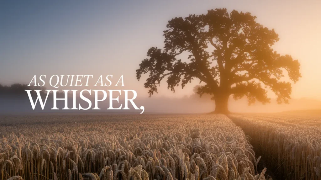 As Quiet as a Whisper