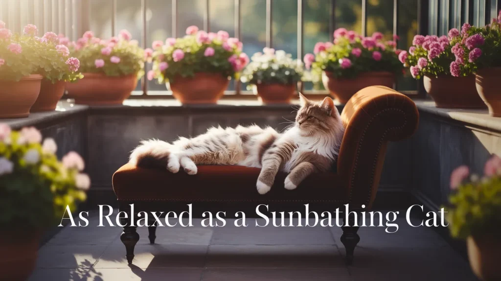 As Relaxed as a Sunbathing Cat