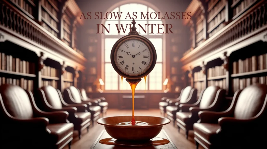 As Slow as Molasses in Winter