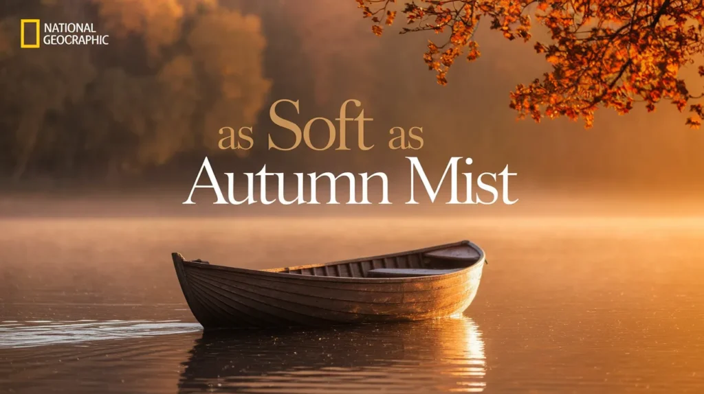 As soft as autumn mist