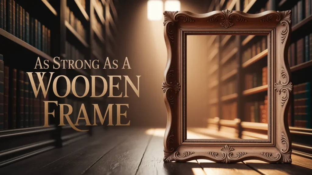 As Strong as a Wooden Frame