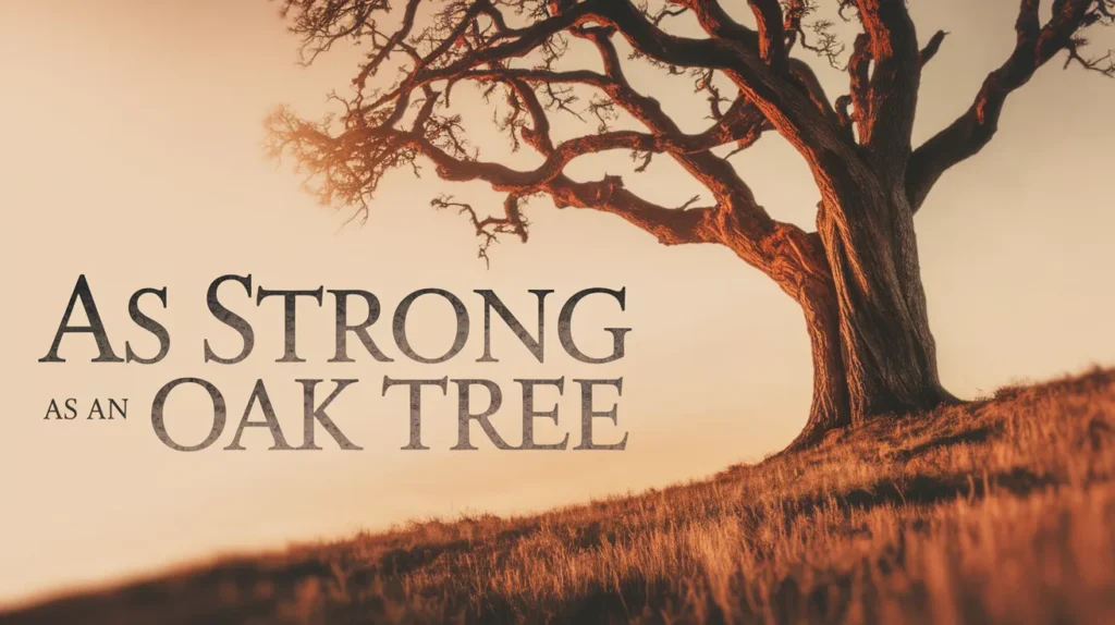 As Strong as an Oak Tree