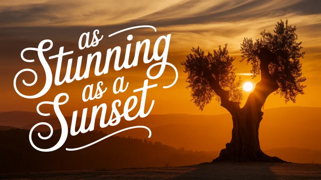 As Stunning as a Sunset