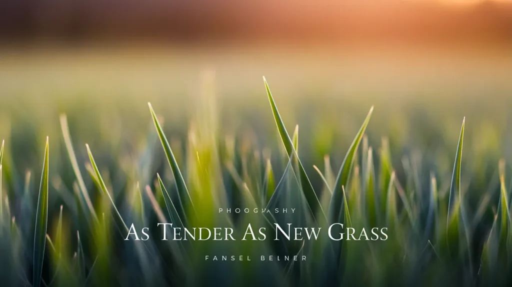 As Tender as New Grass