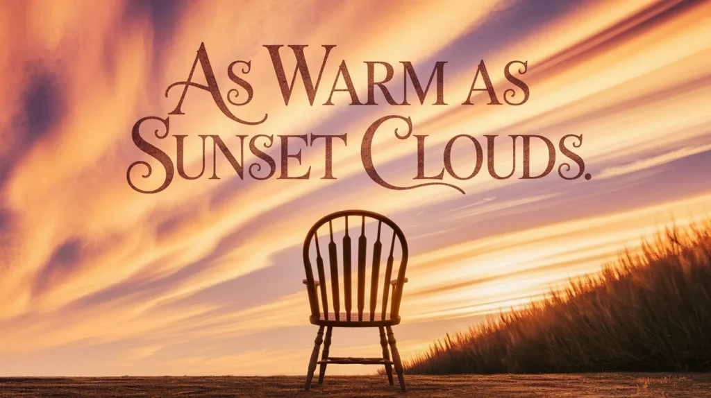 As Warm as Sunset Clouds