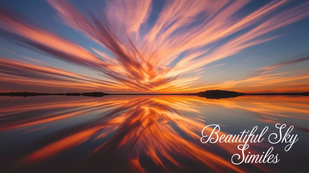 Beautiful Sky Similes