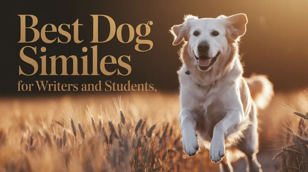 Best Dog Similes for Writers and Students