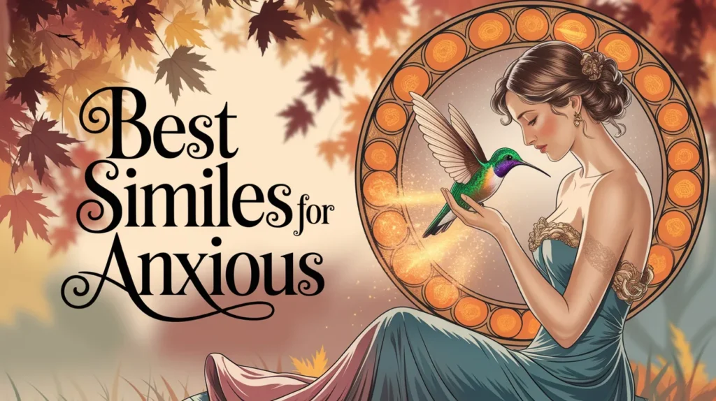 Best Similes for Anxious