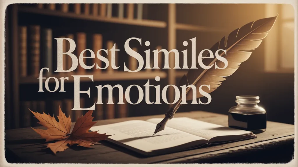 Best Similes for Emotions