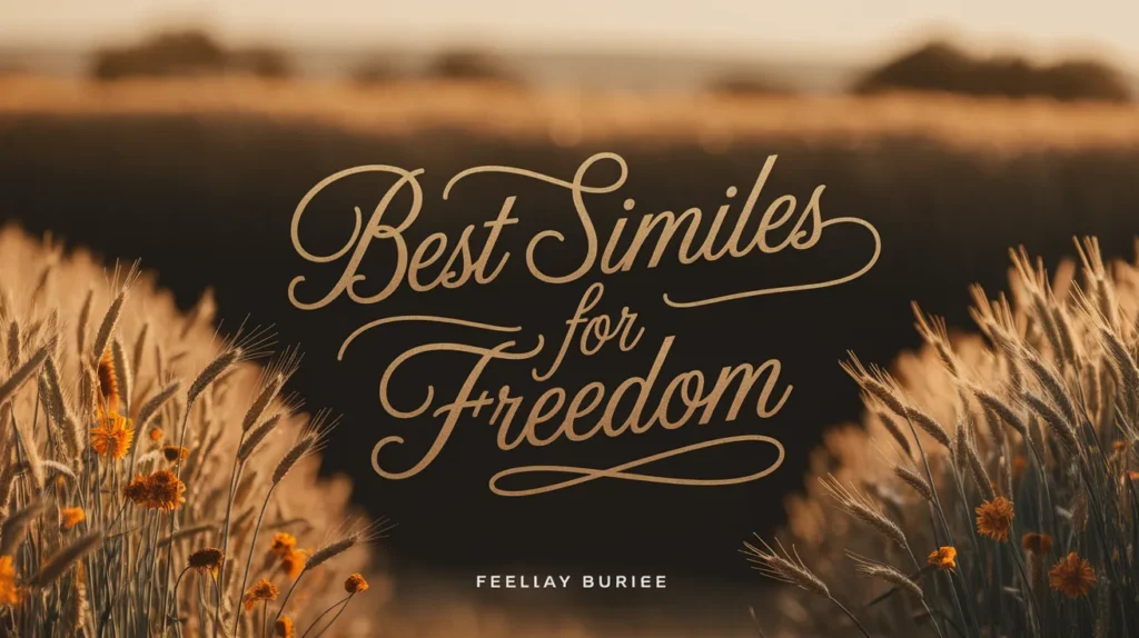 Best Similes for Freedom