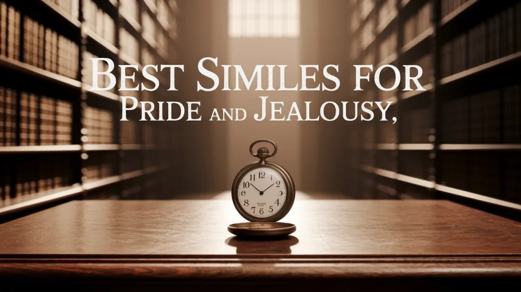 Best Similes for Pride and Jealousy