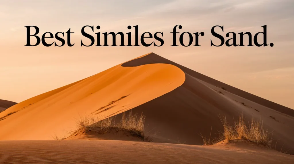Best Similes for Sand