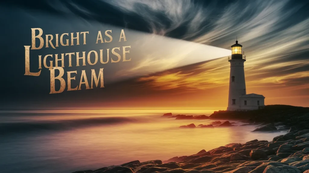 Bright as a Lighthouse Beam