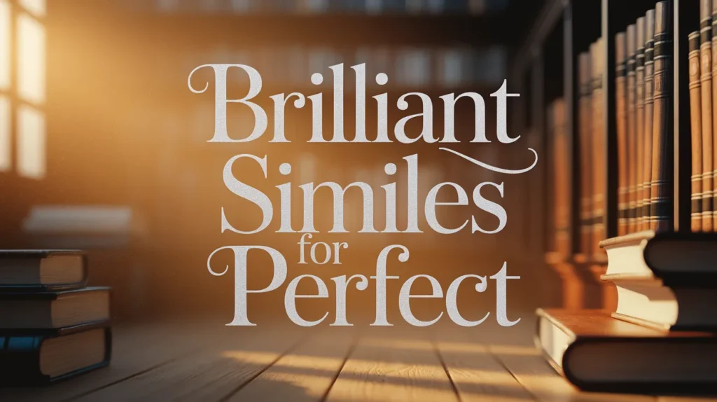 Brilliant Similes for Perfect