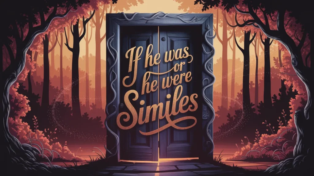 If He Was or If He Were Similes