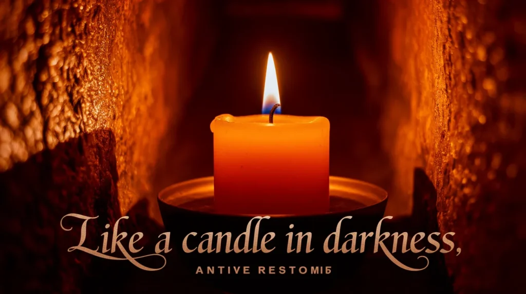 Like a Candle in Darkness