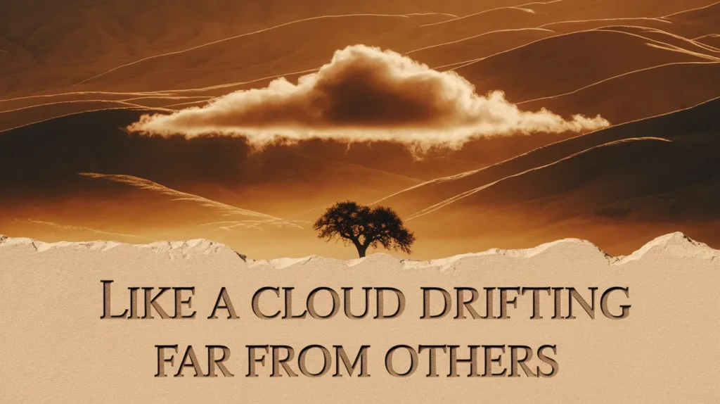 Like a Cloud Drifting Far From Others