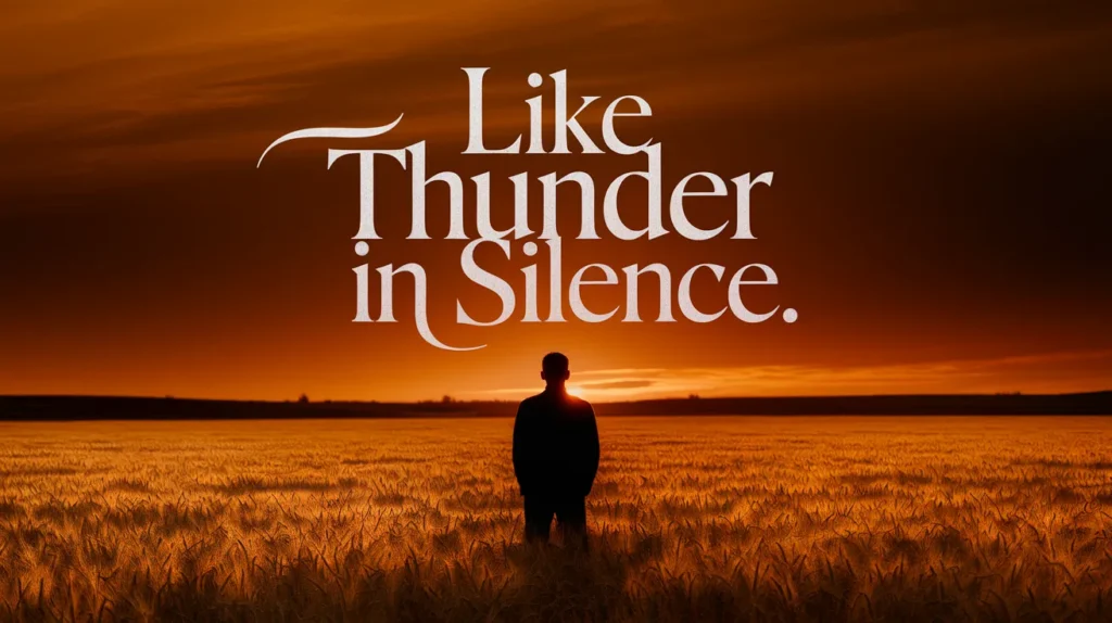 Like Thunder in Silence
