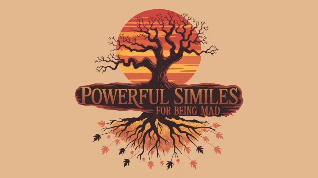 Powerful Similes for Being Mad